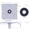 3/4 Marine, Swivel, Seat Mount Base Boat Seat Base