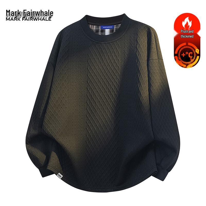 Mark Fairwhale Men's Casual Crewneck Sweatshirt