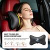 WSQK5 Universal Car Head Rest Support Comfortable Neck Pillow Cushion For BMW M 1 3 4 5 6 7 Series X1 X3 X4 X5 G20 G38 F48 E36 E39