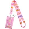 Card Captor Sakura Key Lanyard Car KeyChain ID Card Pass Gym Mobile Phone Badge Kids Key Ring Holder Jewelry Decorations