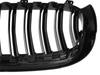 BMW X4 F26 14-17 Grille Inserts Between Headlights (Kidneys) Left + Right Set, Black Glossy Double Bar