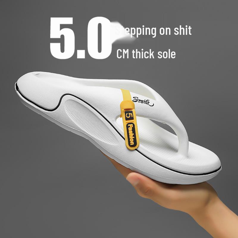 Men's Summer Flip-Flops: Cool, Non-Slip, Soft Sole, Deodorant Sports Sandals for Beachwear