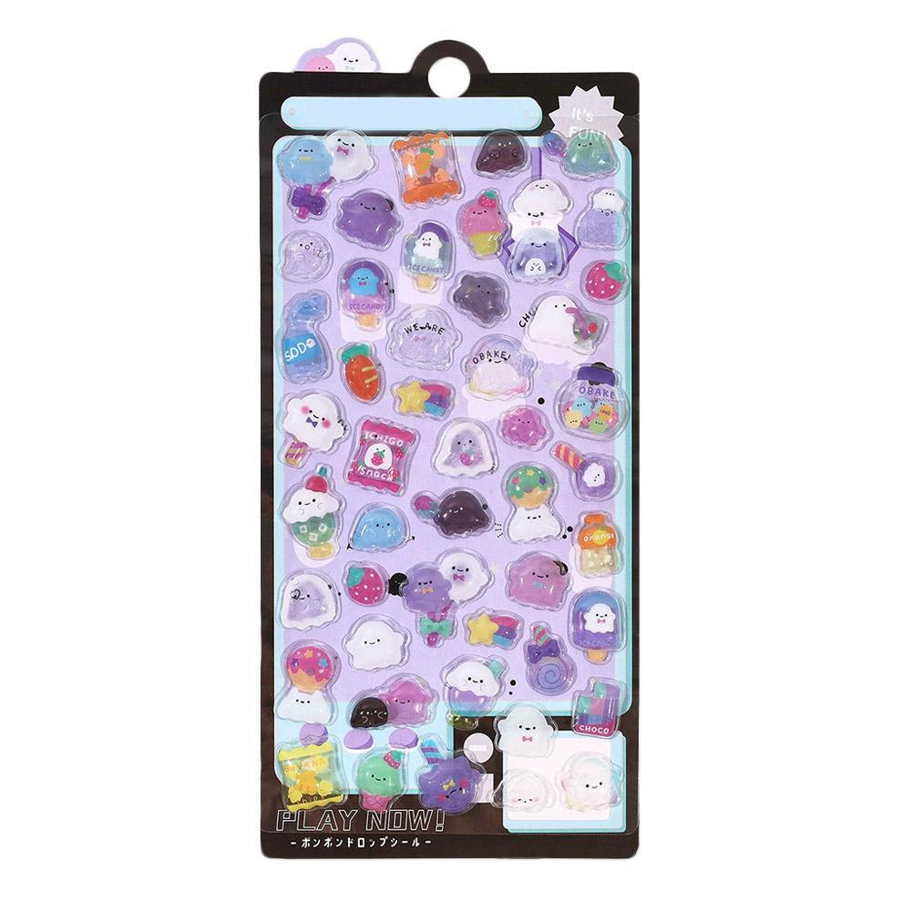 3D Cute Cartoon Animal Scrapbooking Girl Relief Stickers Sparkling Crystal Decorations for Children Phone Case DIY Craft