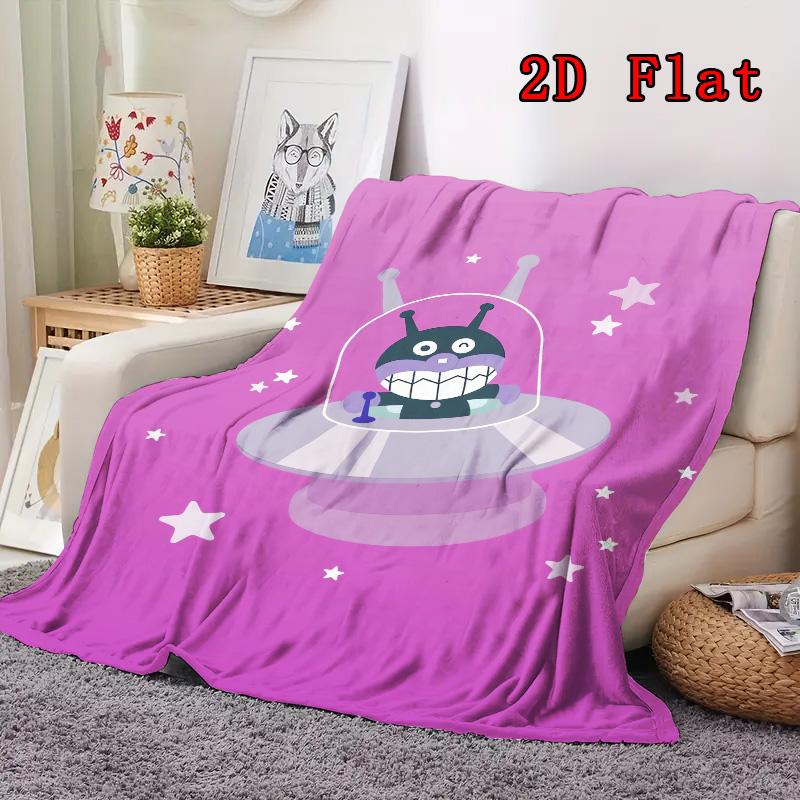 Baikinman 2D Flat Pattern Flannel Blanket High quality All Seasons Warmth and Comfort Perfect for Christmas Gifts.DMT0925482