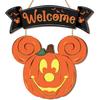 Wooden Halloween Pumpkin Hanging Sign Door Wall Decor Party Home Garden Decoration
