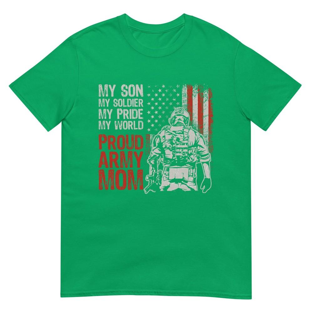 My Son My Soldier Hero Proud Army Mom Us Military Mother TShirt