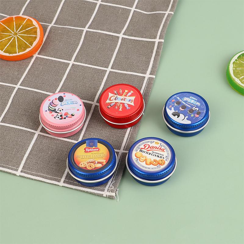 1/12 Miniature Dollhouse Cookies Box Doll House Kitchen Food Decor Accessories