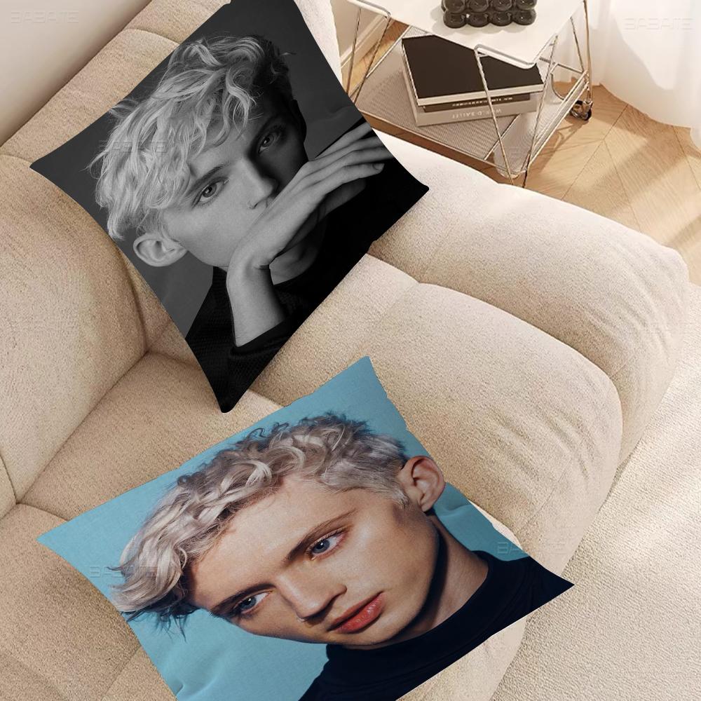 Troye Sivan Cushion Cover Pillowcase Upholstery Sofa Throw Pillow Home Decor Pillowcas