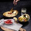 Miseczka na przekąski ze stali nierdzewnej w kształcie Yuanbao Miseczka na kimchi Jadalnia Zastawa stołowa Miska na sałatkę Komercyjna