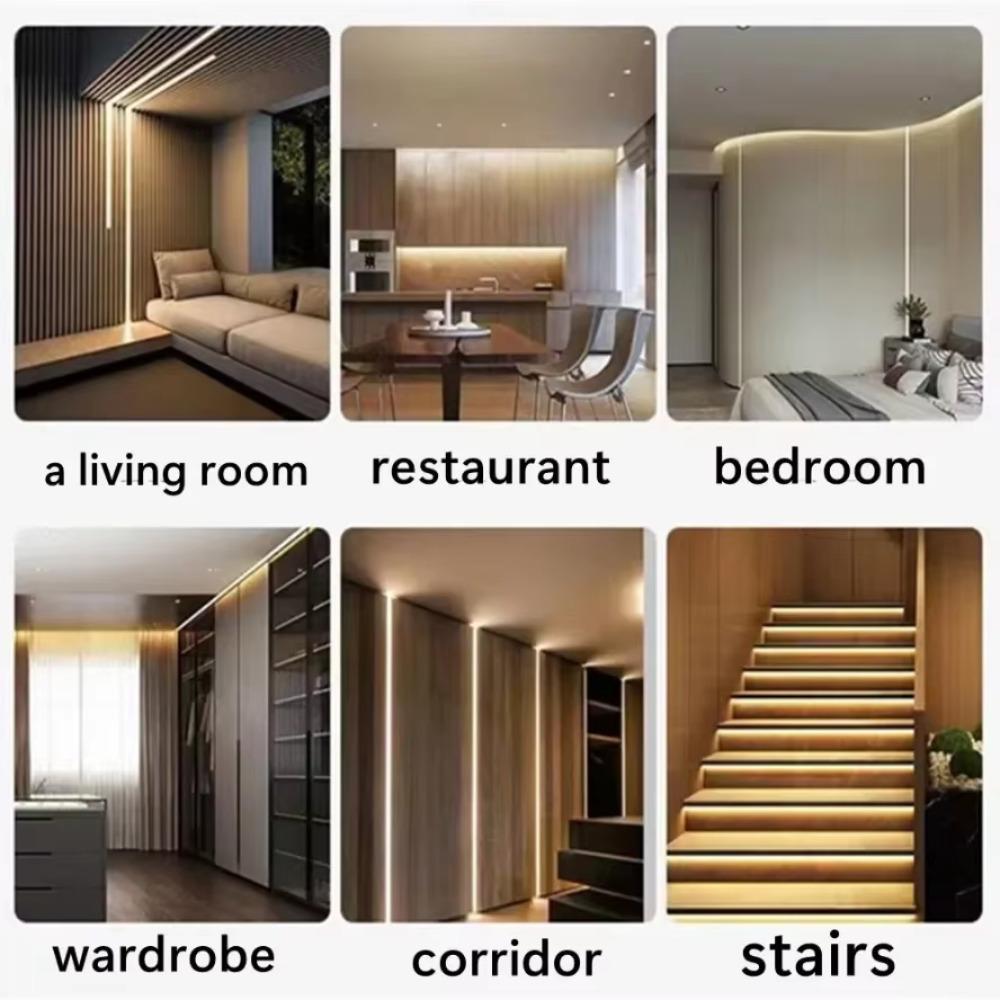 220V COB LED Páskové světlo 10m Flexibilní Páskové světlo Smart IC Není potřeba ovladač Vysoký Jas 240 LED Lineární Osvětlení RA95