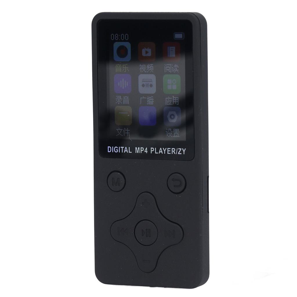 MP3 MP4 Player with Earphones 64GB 1.8 Inch LCD Screen HiFi Lossless Sound 180mAh Bluetooth Music Player for Sports