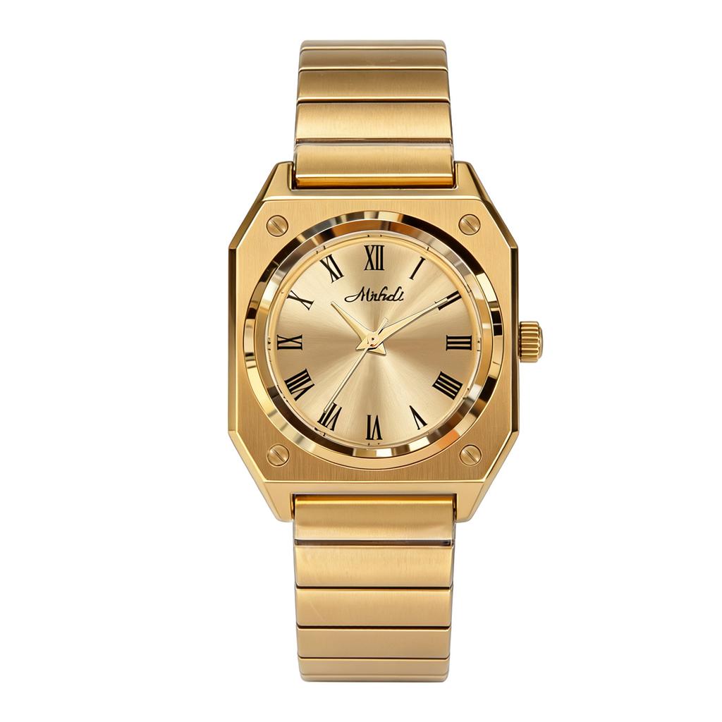Square Large Dial Steel Belt Watch Simplicity Sense Versatile Fashion Business Exquisite Quality Watch