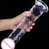 Big Crystal Jelly Realistic Clear Dildo Přísavka Obrovský Transparentní Penis Dick Anální Produkt Sex Hračky Pro ženy Lesbičky Dospělý
