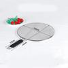 Stainless Steel Splatter Guard Oil Screens Circular Oil Splash Cover with Handle Used for Deep Frying and Cooking Kitchen Tools