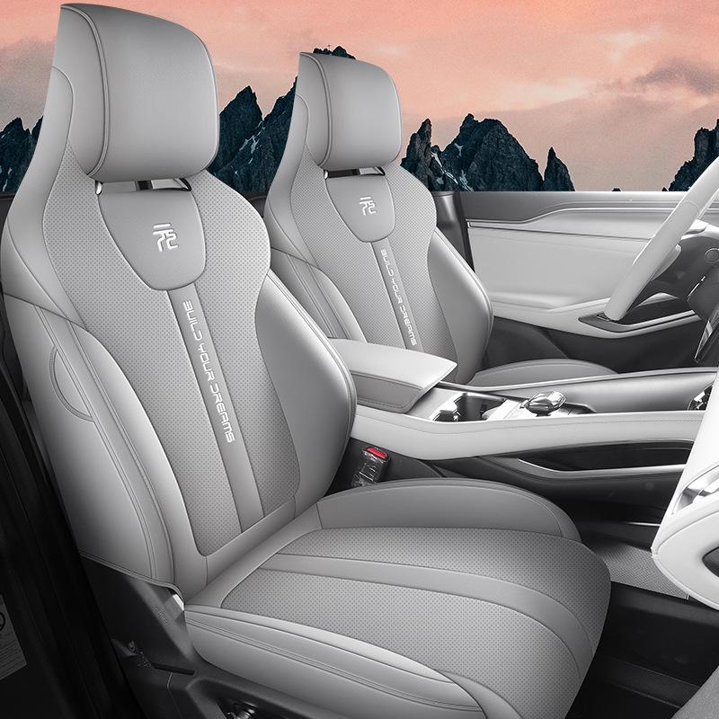 BYD Yuan UP Seat Cushion: Durable, All-Season, Perforated Car Seat Cover.