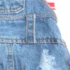 Puppy Denim Clothes Four-legged Conjoined Windproof Clothes Warm Pet Supplies for Spring Autumn