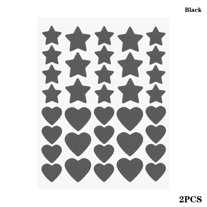 72/80 Pièces Coloré Mignon Étoile Forme de Cœur Autocollant Traitement Acné Invisible Couvre Acné Patch Bouton Soin de la Peau