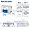 Industrial Ultrasonic Cleaner for Laboratory Use - High Power, Small Size, Ideal for Degreasing and Rust Removal