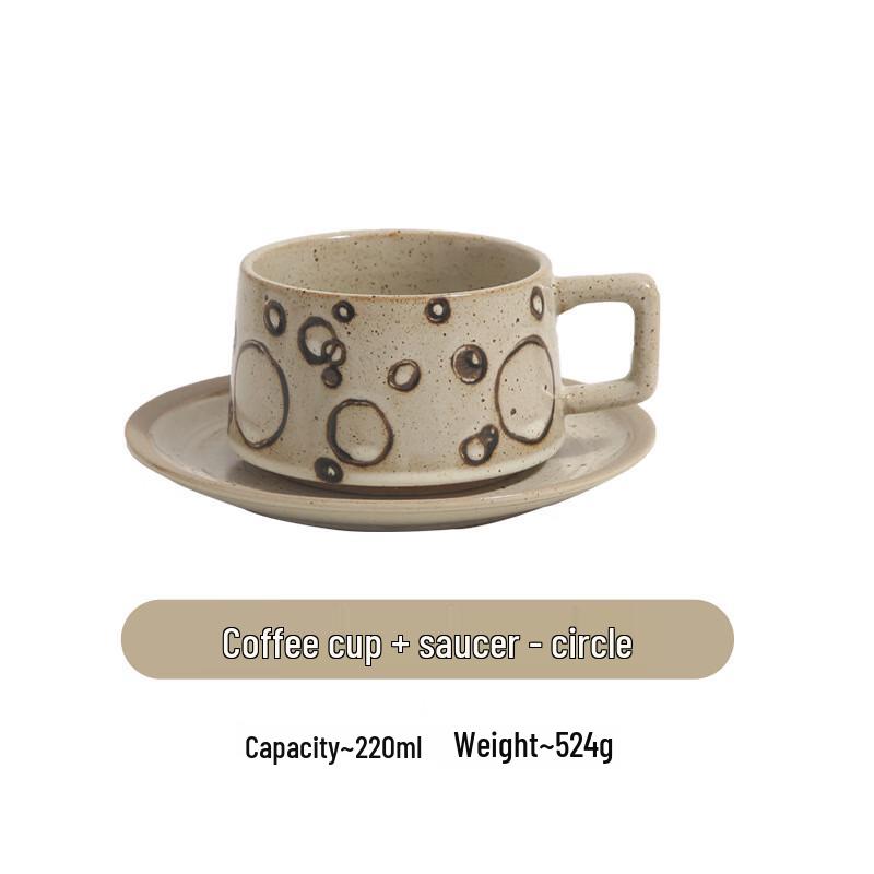 Diborlang Retro Coarse Ceramic Coffee Ware