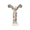 [FUPUTWO] Winged Victory of Samothrace Plaster Statue Figurine, Goddess of Victory, Interior Object Replica (White, Small)