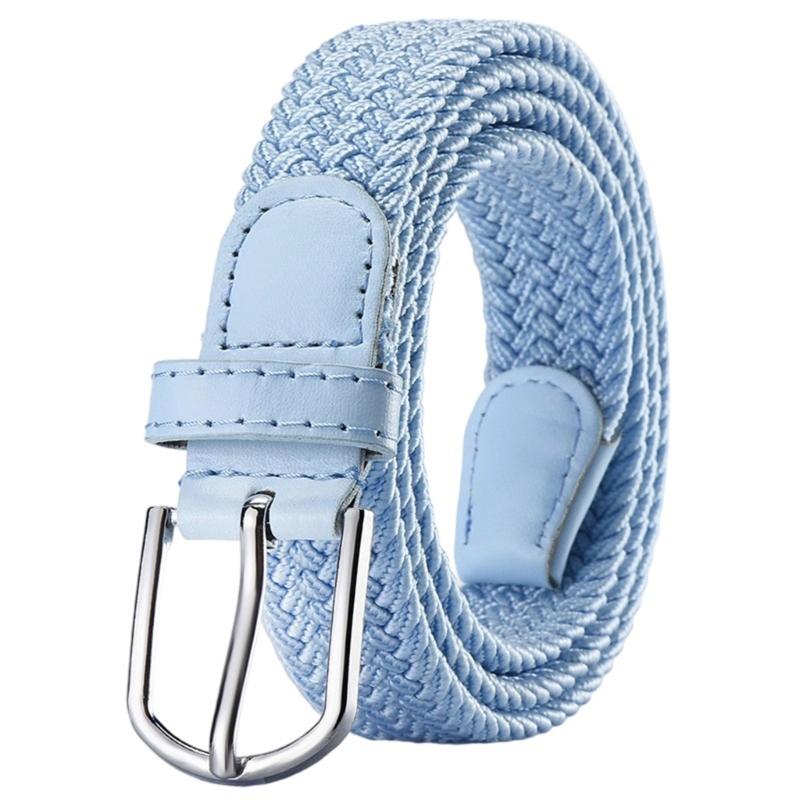 Stretchable Woven Nylon Belt Adjustable Waist Sizing Comfortable Wear Girdle Unisex Design Waistband Clothing Accessory