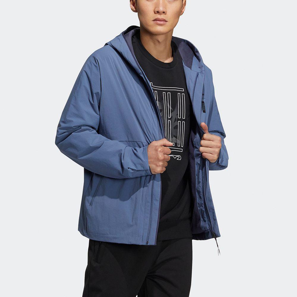 Adidas Wu Ji Collection Jackets Men's Sky Blue Hooded Moderate Other HE5118