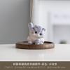 Cat Ornament Plate,Cute Resin Kitten Incense Holder Bracket,Tide Play Line Incense Plug,Indoor Tea Room Aromatherapy Stove
