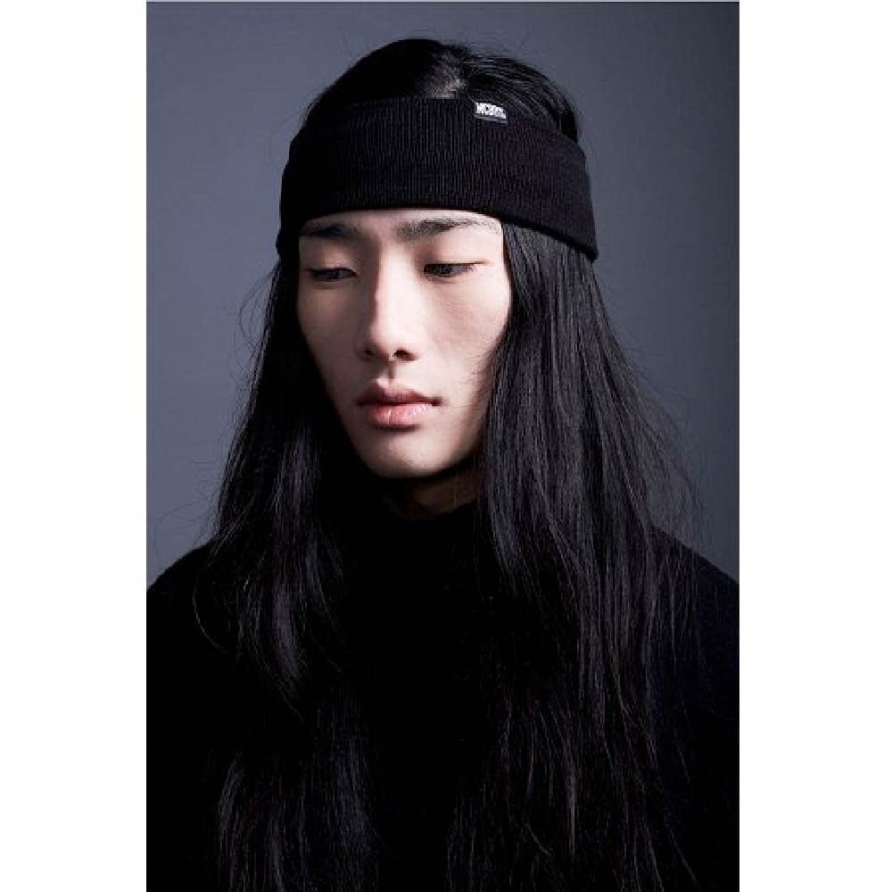 MACK BARRY Hairband for Men and HAIR BAND BARRY HAIR BAND Women, Unisex, Brand, Sports, Gym, Dance, Stylish, Cute, Simple, (MACK BLACK)