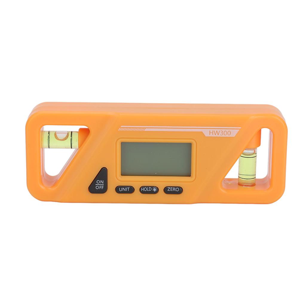 Digital Inclinometer Plastic ABS Magnetic Base Level Angle Measuring Gauge for Timber Processing Car Repair White