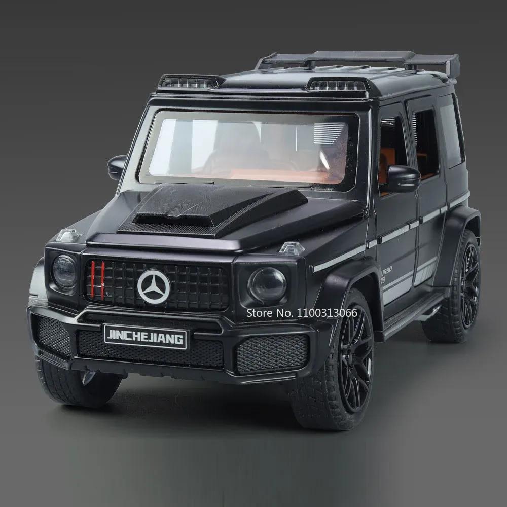 1:24 Metal G550 G800 Models Cars Toys Adventure Edition Light Sound Off-road Wheel Pull Back SUV Vehicle Children Birthday Gifts
