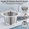Anti Clog Kitchen Sink Filter Dense Mesh Food Slag Drainer Sink Strainer  Bathroom