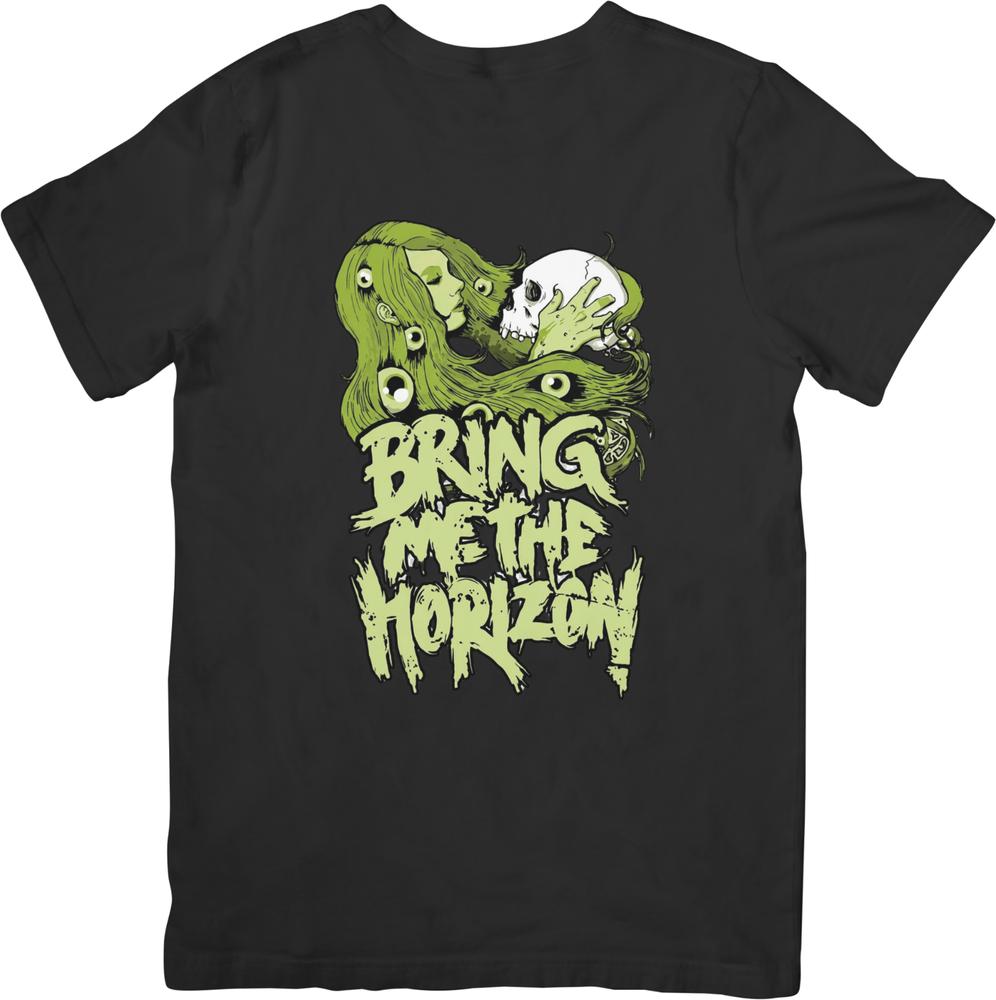 Bring me the Horizon collection Music vintage Retro Cotton TShirts BlackWhite