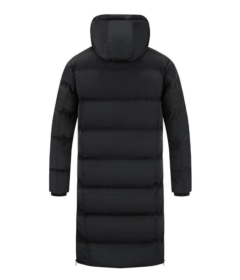 2025 Winter Long Over-the-Knee Couple's Sports Cotton Coat - Warm, Casual, Cold-Protection