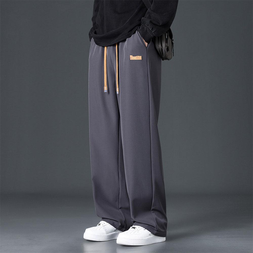 Pánské oversized zimní oblečení plus sametový fleece ležérní tlusté kalhoty rovné kalhoty tepláky teplákové kalhoty pro muže