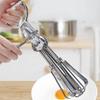 Nonrust Steel Hand Cranks Eggs Whisks Set Includes 4 Baking Tool Manual Eggs Whisks Set For Cream Batter Preparation