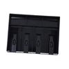 Cash Drawer Register Insert Tray Replacement 4 Bills 3 Coins Money Storage Box (Black)