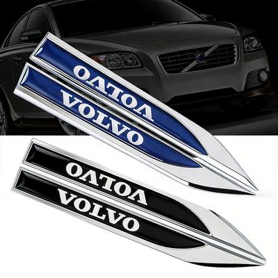 Fqshd6 2PCS Car Accessory Side Doors Blade Car Stickers Car Accessories For Rdesign Polestar AWD V50 S60 XC60 S40 XC40 XC90 V60