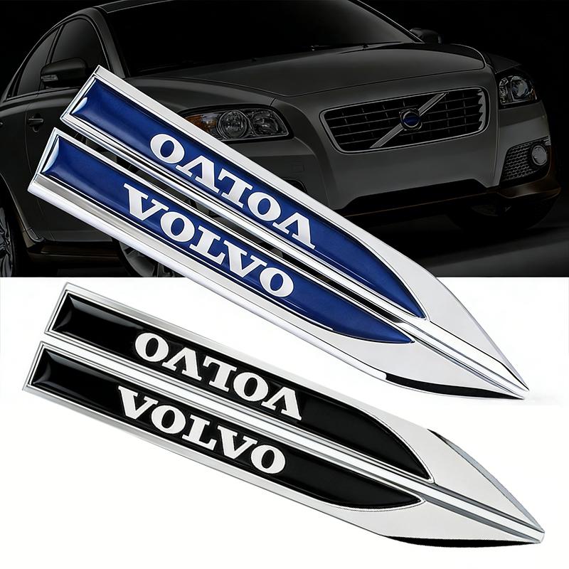 Fqshd6 2PCS Car Accessory Side Doors Blade Car Stickers Car Accessories For Volvo Rdesign Polestar AWD V50 S60 XC60 S40 XC40 XC90 V60