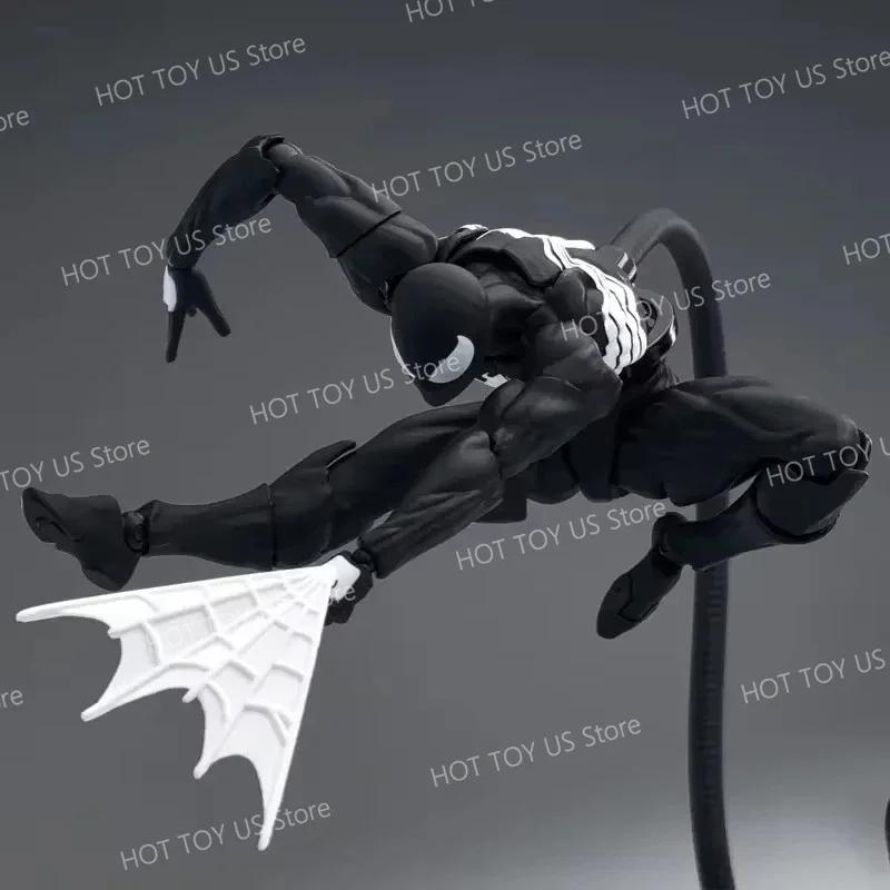 Spider Man Symbiote Black Suit Scarlet Spider Available Now Mess Playthings Spider Hero Messtoys Neighbor Animation Action Figure Presents Playthings