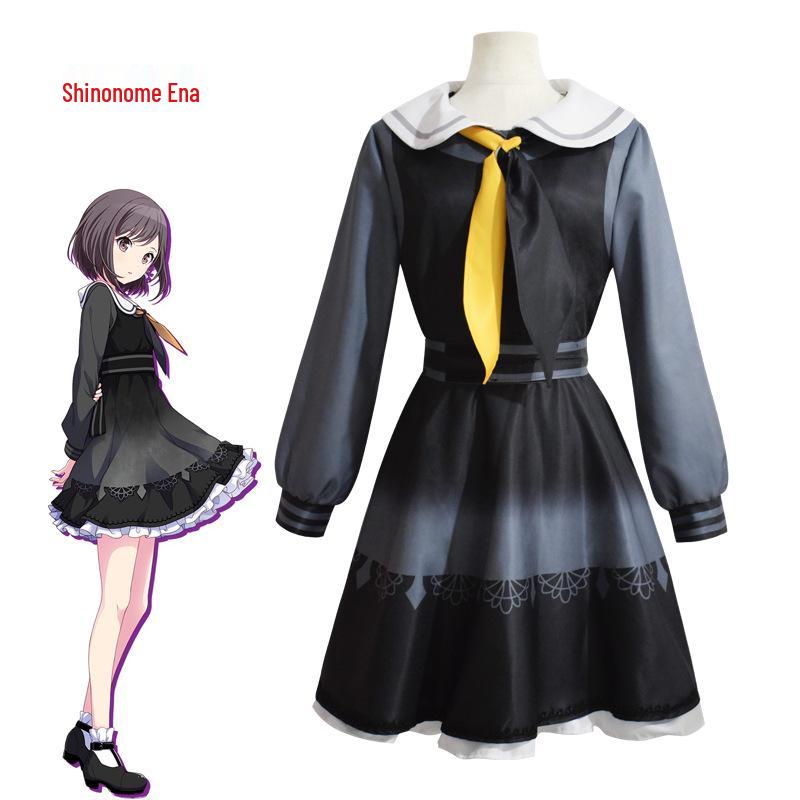 Colorful Stage: Hatsune Miku Cosplay Costume - Mizuki Lolita Full Set