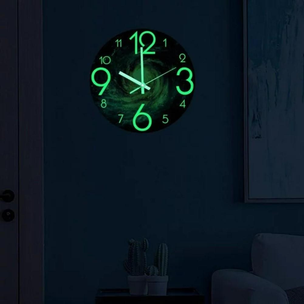 Living Rooms Wall Clock Silent Sweep Movement Study Room