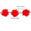 20pcs 5.5cm Chiffon Cluster Flowers Colorful Artificial Flowers For DIY Wedding Party Lace Trim Clothing Gifts Decor Accessories