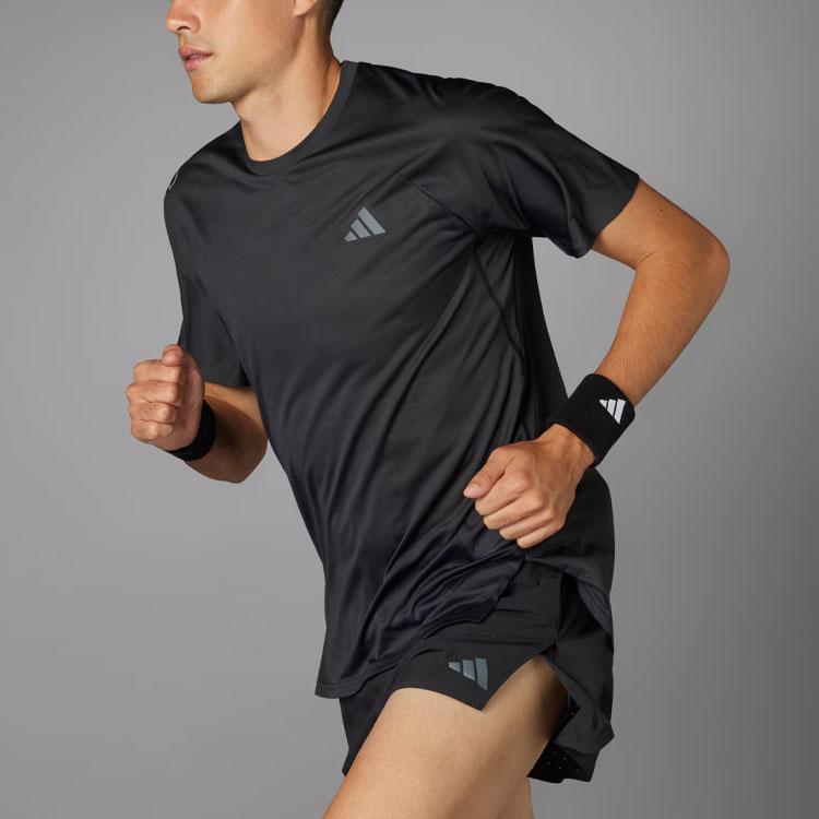 New Adidas T Shirt Men's Black Gray Color IK9718