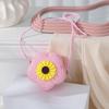 Süße florale Sommer-Strohhut-gewebte Crossbody-Mini-Tasche 2025