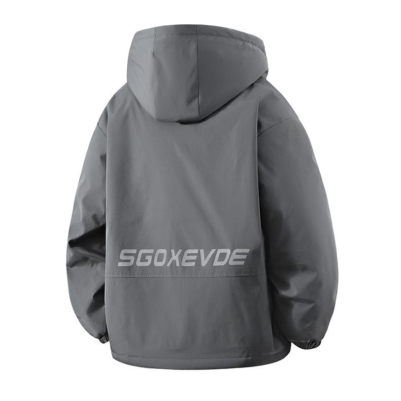 Men's Trendy Winter Parka with Fleece Lining and Thick Hood