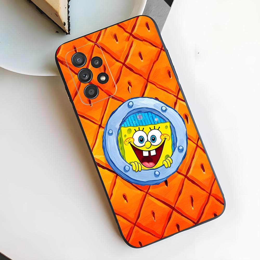Funny Spongebo Phone Case For Samsung S26 S25 Edge S24 S23 S22 S21 S20 Ultra Plus Fe Galaxy Silicon Cover