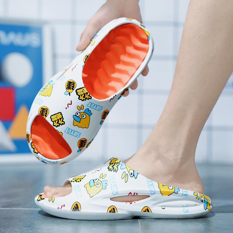 Sandales EVA Ultra -léger Tabouret Chaussures De Plage D'été Pour Hommes Maison Antidérapante, Traînant Loisirs De Plein Air Massage Pantoufles De Sable Pour Femmes