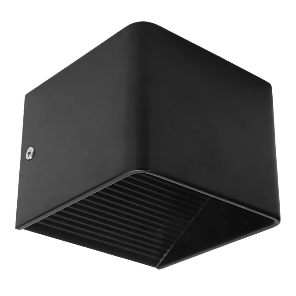 LED Wall Light Outdoor Waterproof IP65 Porch Garden Wall Bedroom Bedside Lamp AC85?265V 3WBlack