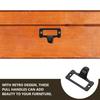 10Pcs Zinc Alloy Label Pull Handle Retro Cabinet Pull Handle for Office Library Post Office Furniture Drawer Door Name Card Slot
