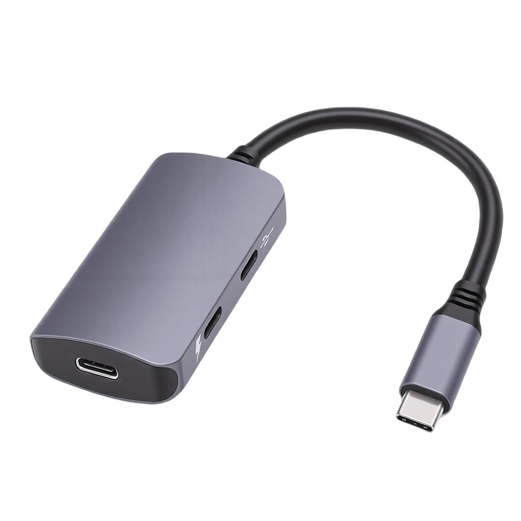 USB C To AR Glasses Adapter PD 100W Fast Charging 4K 60Hz Dual USB C AR Glasses   and Play Adapter Fit for   2
